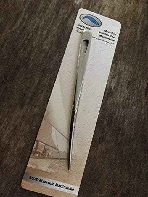 Marlin Spike Tool by Myerchin - Durable Stainless Steel Sailor's Spike for Knot Tying