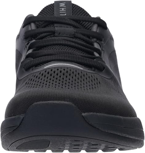 WHITIN Women's Wide Toe Box Zero Drop Road Running Shoes 8.5 All Black