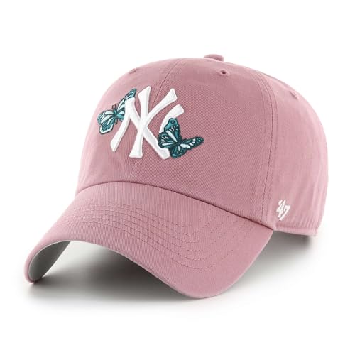 47 Icon Clean Up Cap New York Yankees Iris - One Size Mauve