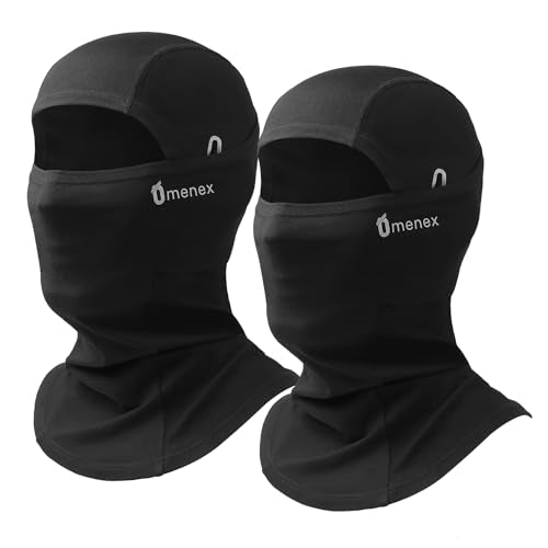Motorcycle Balaclavas Ski Mask,Under Helmet Design High Stretch Soft Breathable Lightweight UF50 Warm Winter 4 Seasons