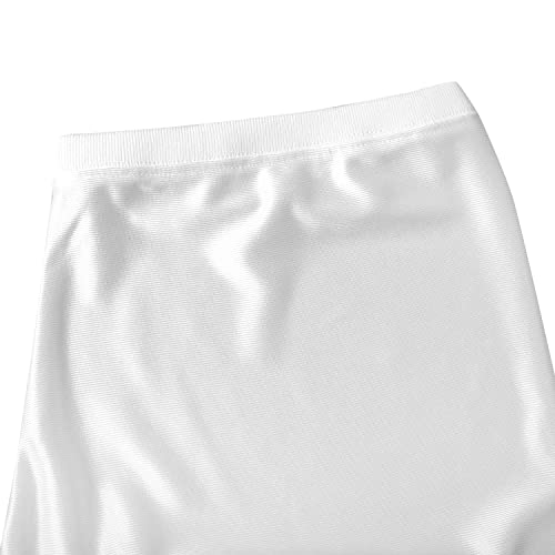 Phoneutrix Blank Football Jersey - Hip Hop Sports T-Shirt for Parties Medium White