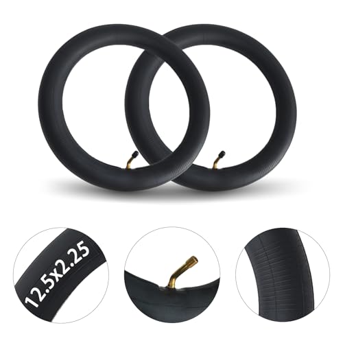 2-Pack 14x2.50 Inner Tube 14x2.5 14x2.10 14x2.125 14x2.25 14x2.40 Inner Tube 14 inch Bike Tube with Bent Valve Stem