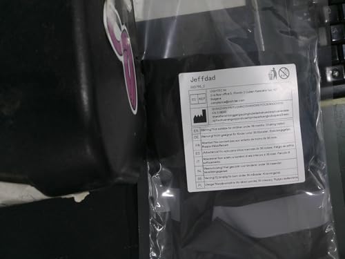 Jeffdad Waterproof Backpack Rain Cover, Foldable Hi-Visibility Reflective Strips Anti-dust Ultralight Rain Cover for Hiking Camping Cycling Traveling (26-40L)(Black)