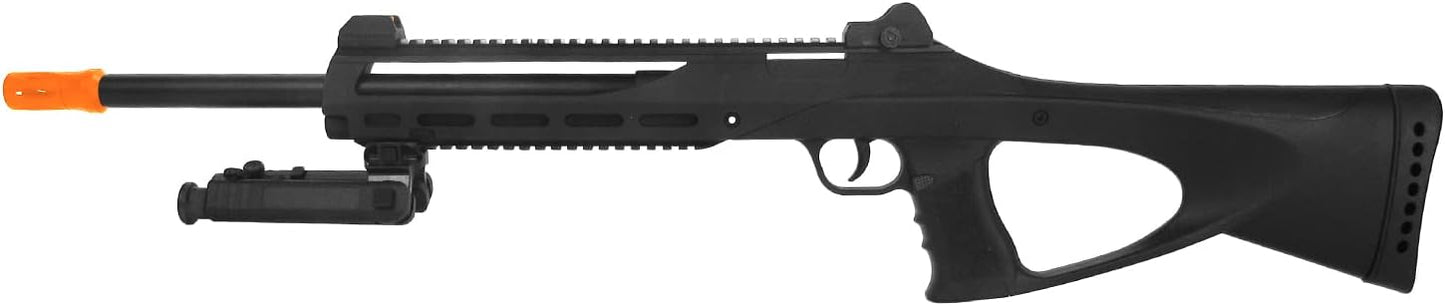 ASG TAC6 Black 6mm CO2 Airsoft Rifle - Non-Blowback, High Precision Shooting
