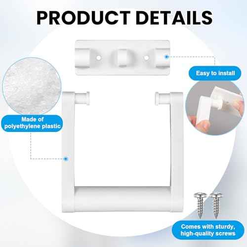White Cooler Replacement Handles Parts Compatible with Igloo 21023 for 25-72 qt Coolers Plastic Cooler Accessories Kits