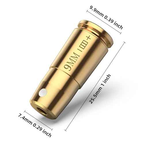 EZshoot Bore Sight Laser 9mm/223 5.56mm/243 308/12-Gauge Red Laser Boresighter with Portable Tin Case and Extra Batteries