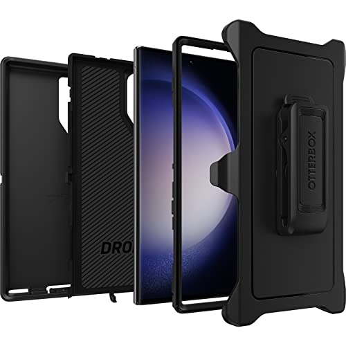 OtterBox Defender Series Galaxy S23 Ultra Case Black - Drop & Bump Protection