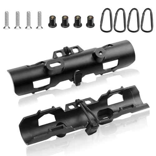 Track Mount Kayak Paddle Holder, Fits Standard Paddles, Secure 2-Point Locking System?