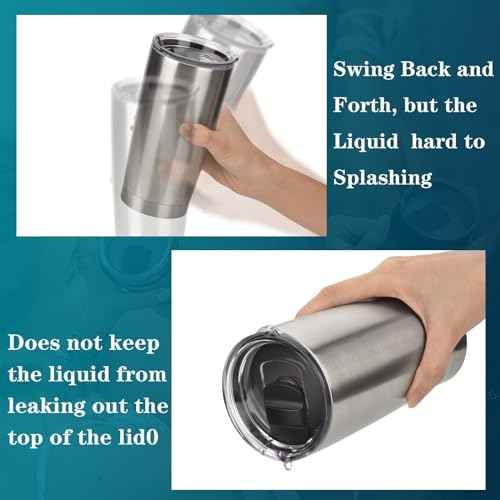 YETI 30 oz Magnetic Tumbler Lids - Spill Proof Replacement Lids for YETI Rambler (30 Ounce, 2Pack)