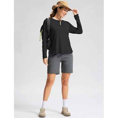Women's Sun Shirts UPF 50+ Long Sleeve UV Protection Shirt Lightweight Quick Dry Workout Hiking Tops for Women