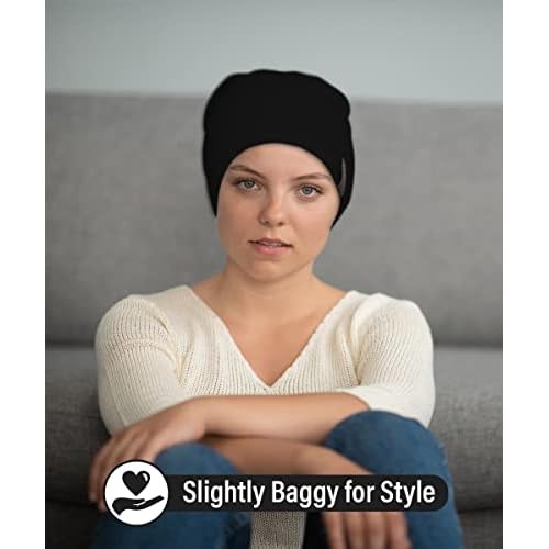 Revony Chemo Beanie Cap - Soft and Skin Friendly - 100% Cotton