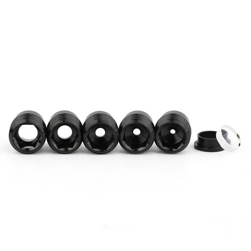 Linkboy Archery 37/45 Degree Hooded Peep Sight Compound Bow Peep Sight Inner Core 6X Clarifier Aperture Lens Kits for Hunting