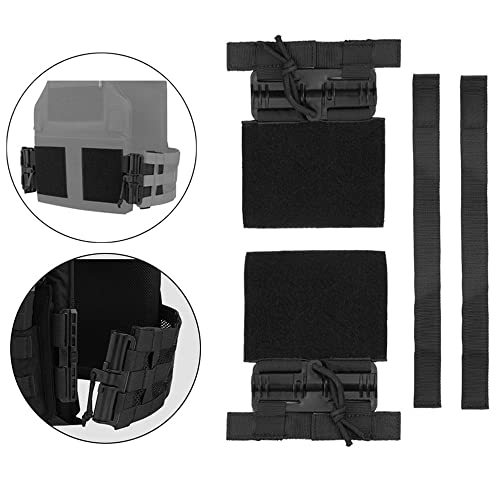 Black Quick Release Cummerbund Kit for Plate Carriers MOLLE Compatible