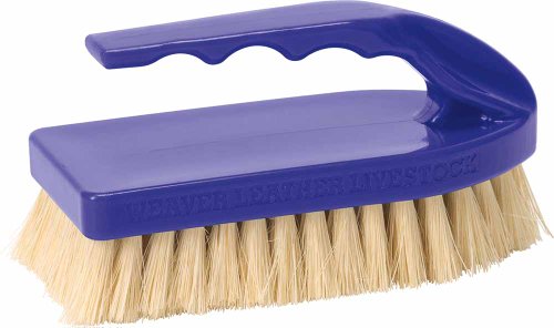 Weaver Leather Pig Brush - 2.5 x 9 Inches, Purple Pocket Grooming Tool