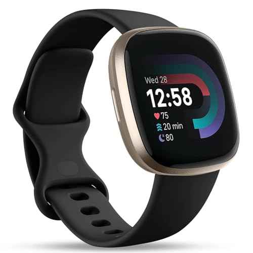 Odbeai Compatible with Fitbit Sense&Sense2 Bands/Versa 3&4 Bands Women Men,Soft Replacement Wristbands Sport Band Strap Accessories for Versa 3&4/Sense&Sense2 Smart Watch(Large, Black)