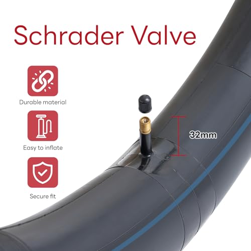 Heavy Duty Bicycle Inner Tube for Fat Bikes 20x2.5-3.0 AV32mm - Durable & Reliable
