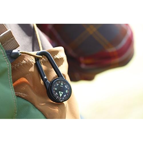 Coghlan¡¯s Outdoor Compasses ? Lightweight, Durable Navigation Tools for Hiking, Camping, Orienteering & Survival with Map, Wrist, Lensatic, LED, and Carabiner Options