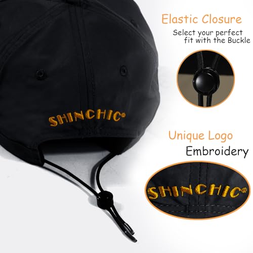 Mens Water-Resistant Baseball Cap Womens Rain Hat Foldable Outdoor Running Sun Fishing hat
