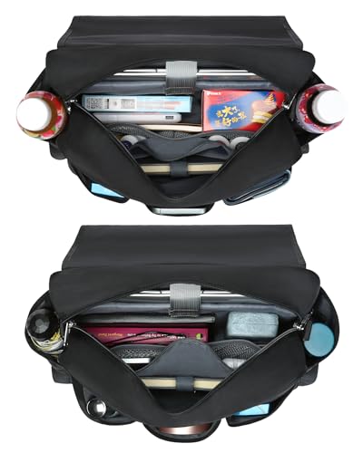 Bingo Messenger Bag with Pockets for Daubers Water Resistant Crossbody Tote - Bingo Slogans