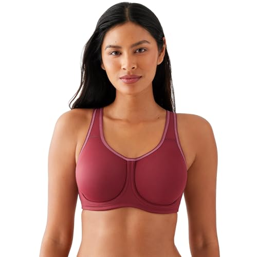 Wacoal Women's Simone Sport Unlined Full Coverage Underwire Sports Bra, 855170