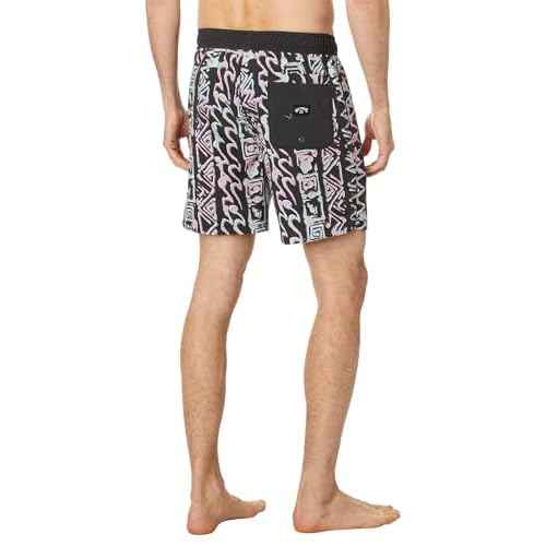 Billabong Men's Standard Elastic Waist Stretch Sundays Layback Boardshort Swim Short Trunk, 17 Inch Outseam