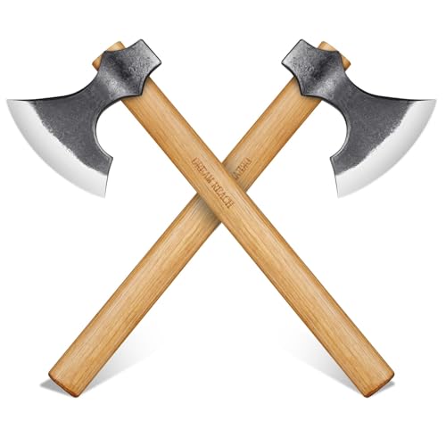 Dream Reach 16-Inch Viking Throwing Axes Set - Professional Steel Tomahawks for Axe Throwing