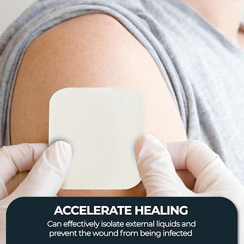 Sterile Waterproof Foam Wound Dressings 4x4 Inch Pack of 10