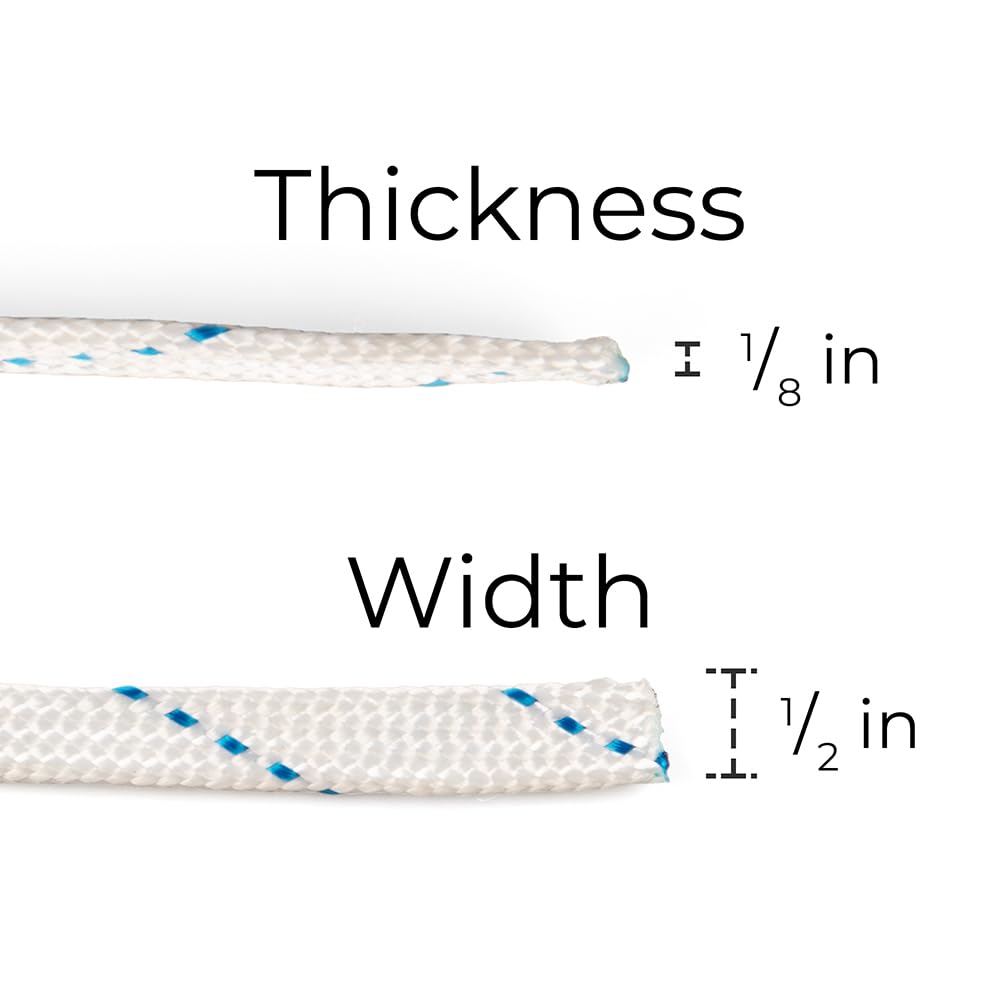 Paracord Planet Coreless Paracord – 1750 LB Tensile Strength! – 10-250 ft Hanks – High Strength Polyester – Indoor/Outdoor