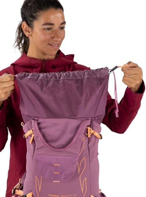 Osprey Tempest Velocity 20L Women's Hiking Backpack, Pashmina/Melon, WXS/S