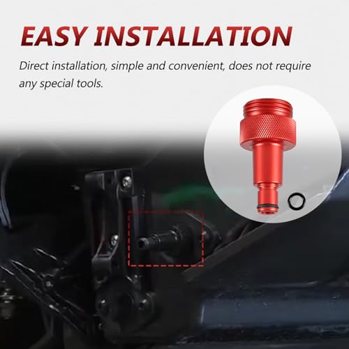 Aluminum Flush Adapter for Watercraft with O-Rings - SeaDoo Replacement Part