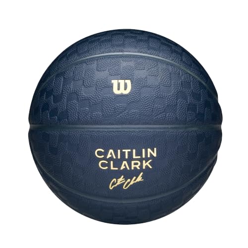 Wilson Caitlin Clark Size 6 Indoor/Outdoor Basketball - Deep Navy