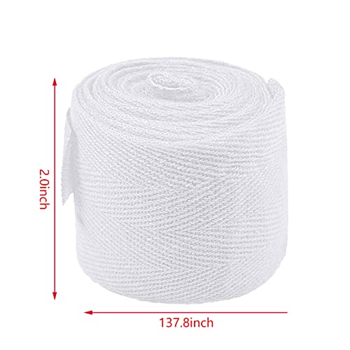 White Hand Wraps for Boxing & MMA - 138 Inch Wrist Support Straps - Starsouce