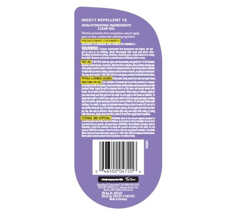 OFF! Clean Feel Insect Repellent Clear Gel with 20% Picaridin, Bug Repellent with Long Lasting Protection from Mosquitoes, Hydrating, 6 oz