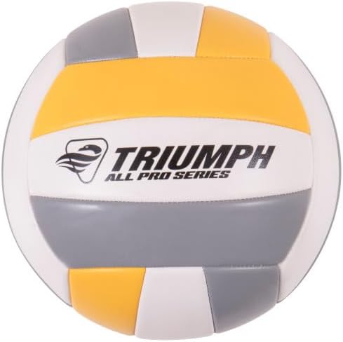 Triumph Classic Volleyball Set - Includes Regulation Size Volleyball, Pump and Padded Carry Case