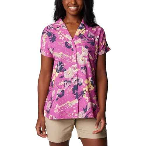 Columbia Womens Sun Drifter¢â Woven Ss