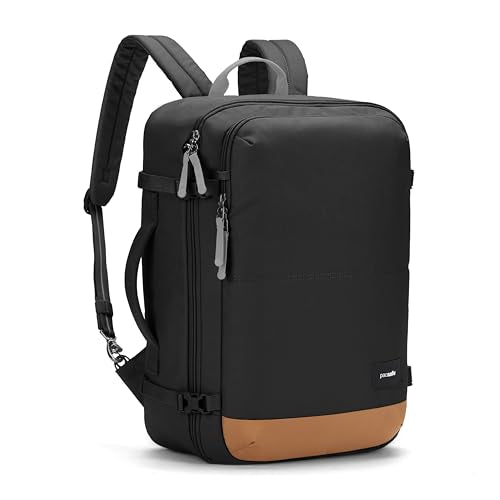 Pacsafe GO Anti Theft 34L Carry-on Backpack, Jet Black