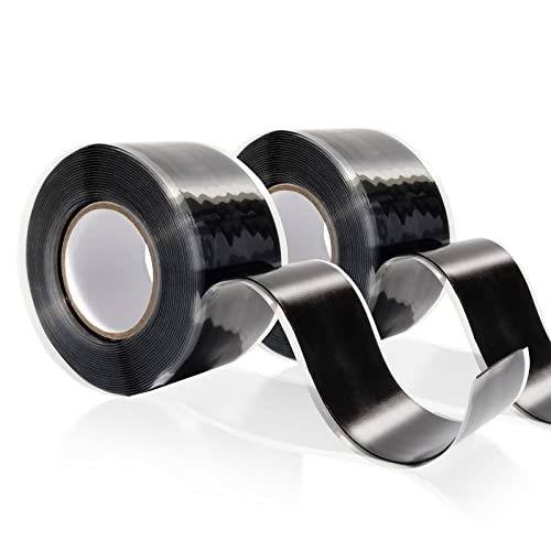 MEBMIK 2 Rolls 1IN X 10FT Grip Tape,Silicone Tape for Handles,Self