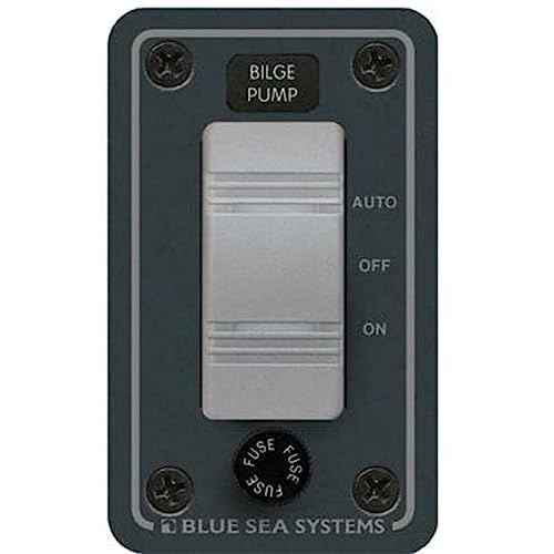 Blue Sea Systems 8263 Contura Water Resistant 12V DC Panel - Bilge Pump Control