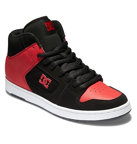 Men's DC Manteca 4 Hi-Top Skate Shoes - Black Red, Size 8.5