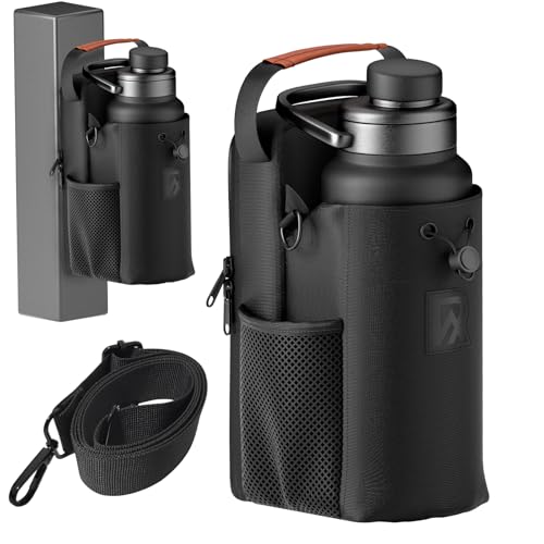Magnetic Gym Bag Sling Bag for Men/Women,Magnet Water Bottle Gym Bag Company,Cross Body Water Bottle Holder Bags for Travel, Work and Sports,Gym Accessories