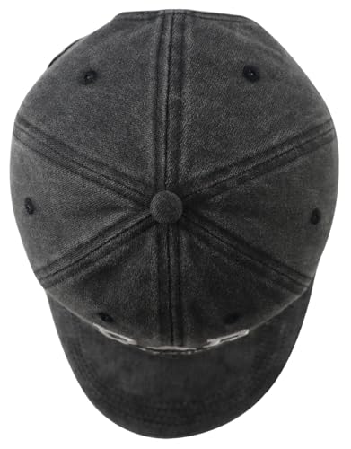 2PCS Mom and Dad EST 2027 2026 Baseball Caps for Men Women - One Size Black