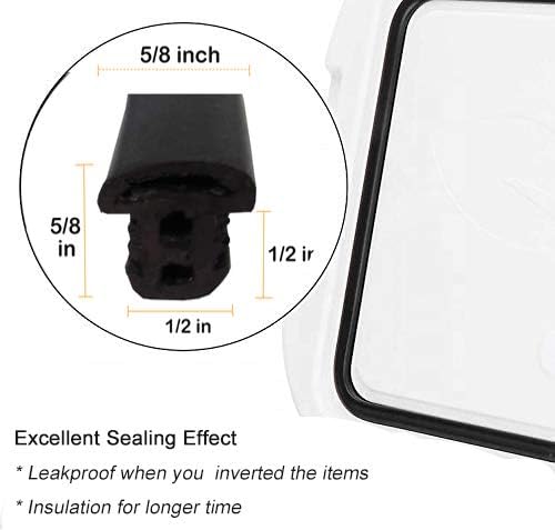 8 ft Cooler Lid Gasket Replacement Seal for Yeti RTIC 70qt 110qt Coolers