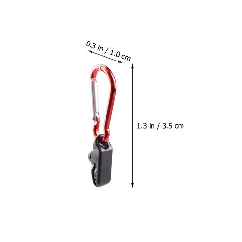 Outanaya 10pcs Tent Clip with Carabiner Lock Grip Durable Outdoor Tarp Clips for Camping Awnings Tarpaulins and Heavy Duty
