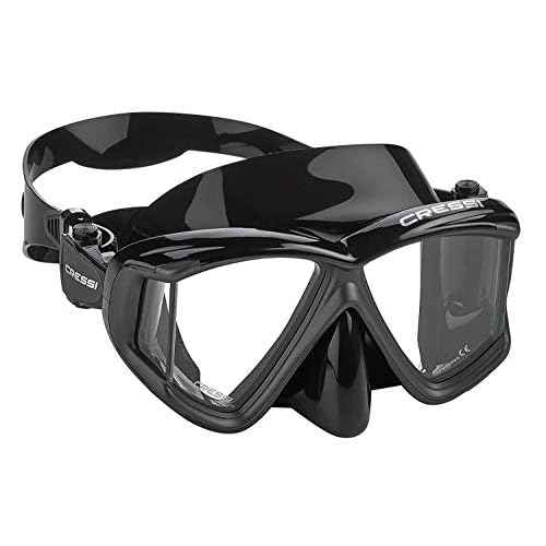 Cressi Perfect View Scuba and Snorkeling Mask in Pure Comfortable Silicone - Liberty Quattro: Designed in Italy