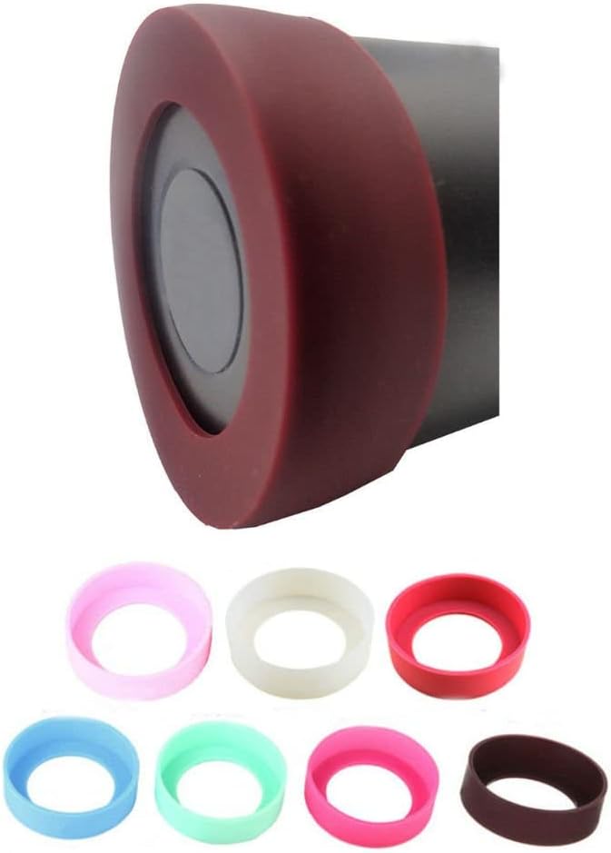 AKOAK Water Bottles Bottom Silicone Sleeve Protective Cover Cap,2.56 Inches,Fit for Cups with Bottom Base Diameter From 2.56 Inches to 2.75 Inches (Pink)