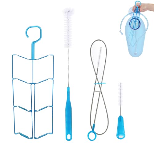 Hydration Bladder Cleaning Kit with Brushes & Drying Frame for Camelbak