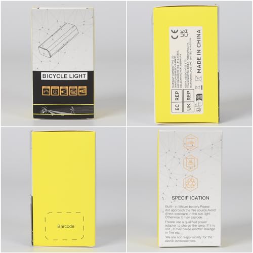 FUNWICT Helmet Light LED Bike Headlight Rechargeable Bike Helmet Light IP65 Waterproof 1000 Lumens 5 Lighting Modes Bicycle Helmet Light for Cycling Fit Most Helmets