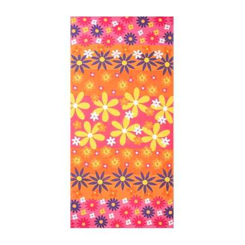 Safdie Beach Towel Oversized 28x58 Printed Sand Free Quick Dry Swim Towel Extra Large Light Travel Towel for Adults Beach Accessories Gifts Flower Fields