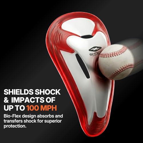 Adult Medium Shock Doctor Jock Straps with BioFlex Cup for Football & Baseball - Athletic Supporter