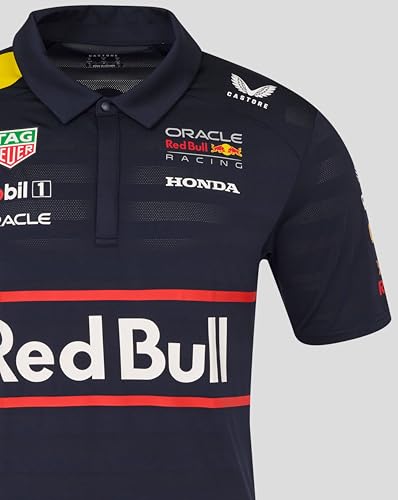 Castore Red Bull Racing F1 Men's Team Polo Shirt Large - 2025